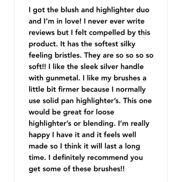 BELLE EN ARGENT Bronze & Buff Brush Duo New - Picture 4 of 4